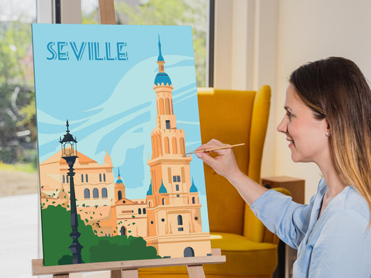 Paint by Numbers - Sevilla, Spanien