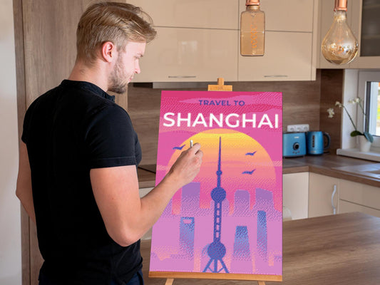 Diamond Painting - Shanghai, Kina