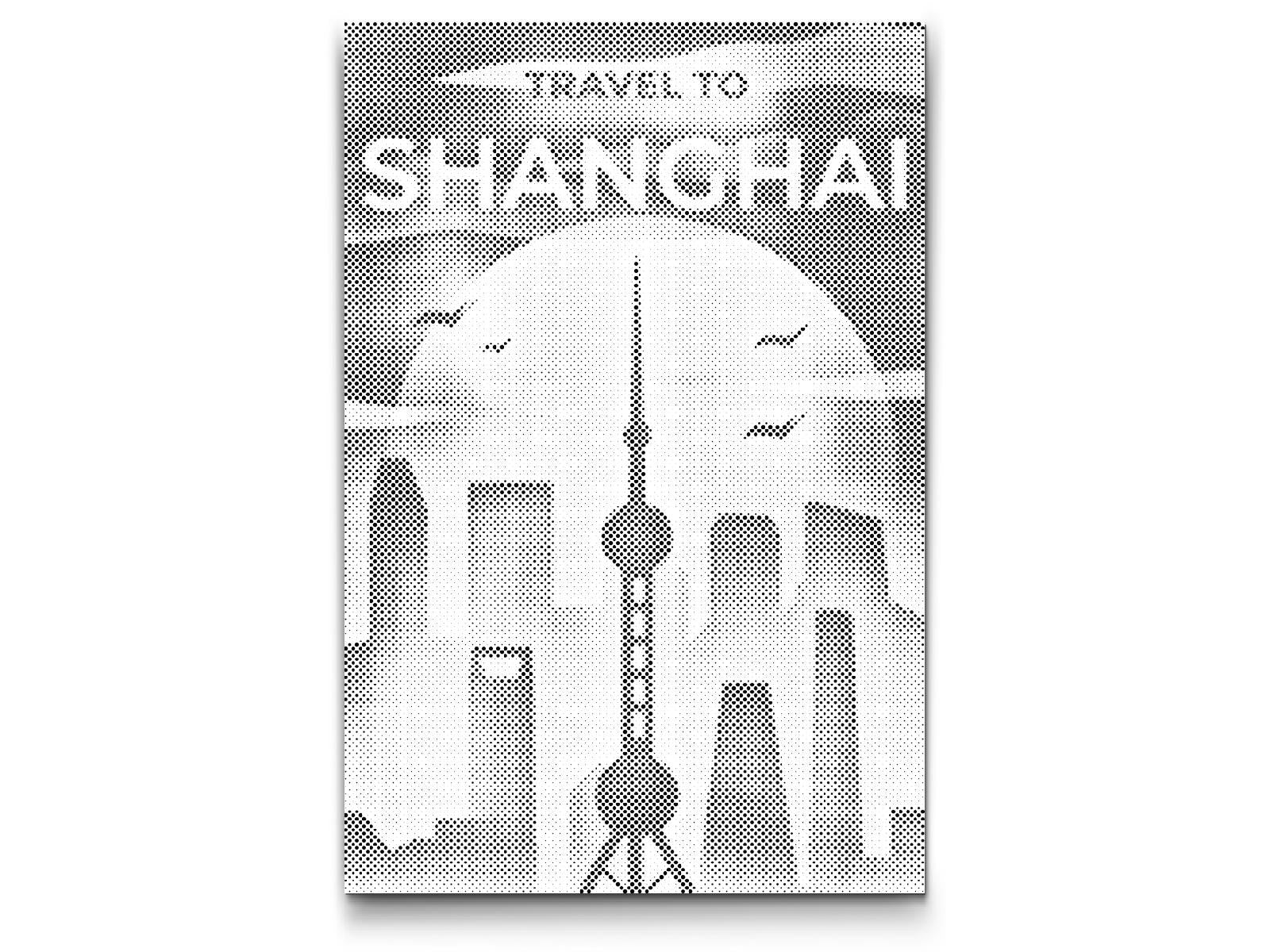 Mal-med-prikker -  Shanghai, Kina