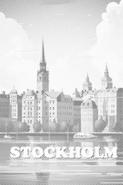 Mal-med-prikker -  Stockholm, Sverige