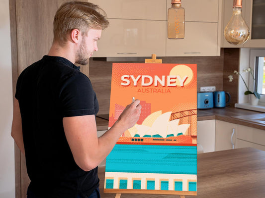 Diamond Painting - Sydney, Australien