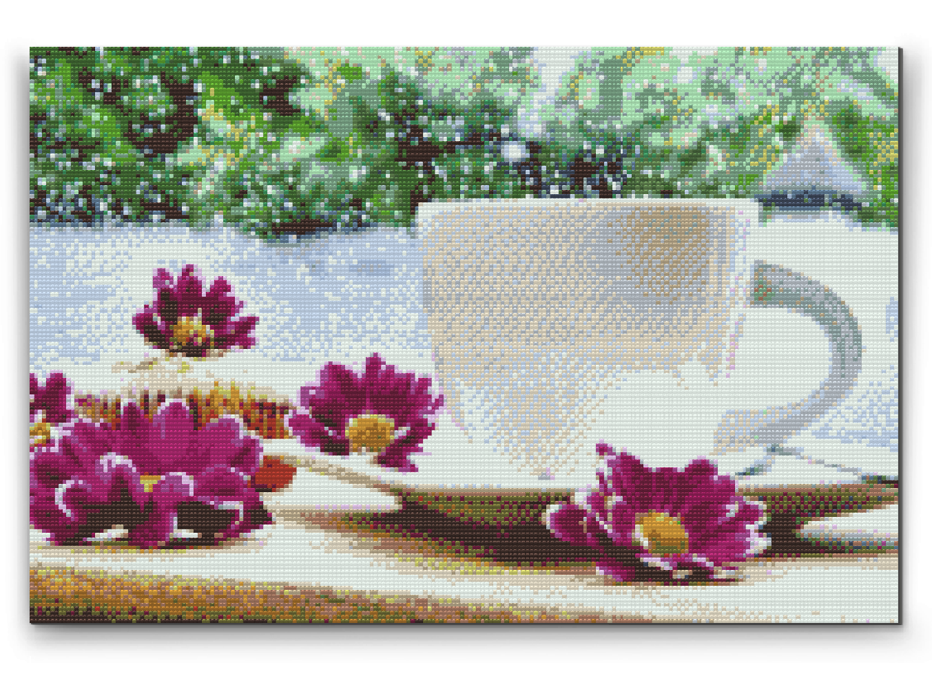 Diamond Painting - Vintereftermiddag med en kop te