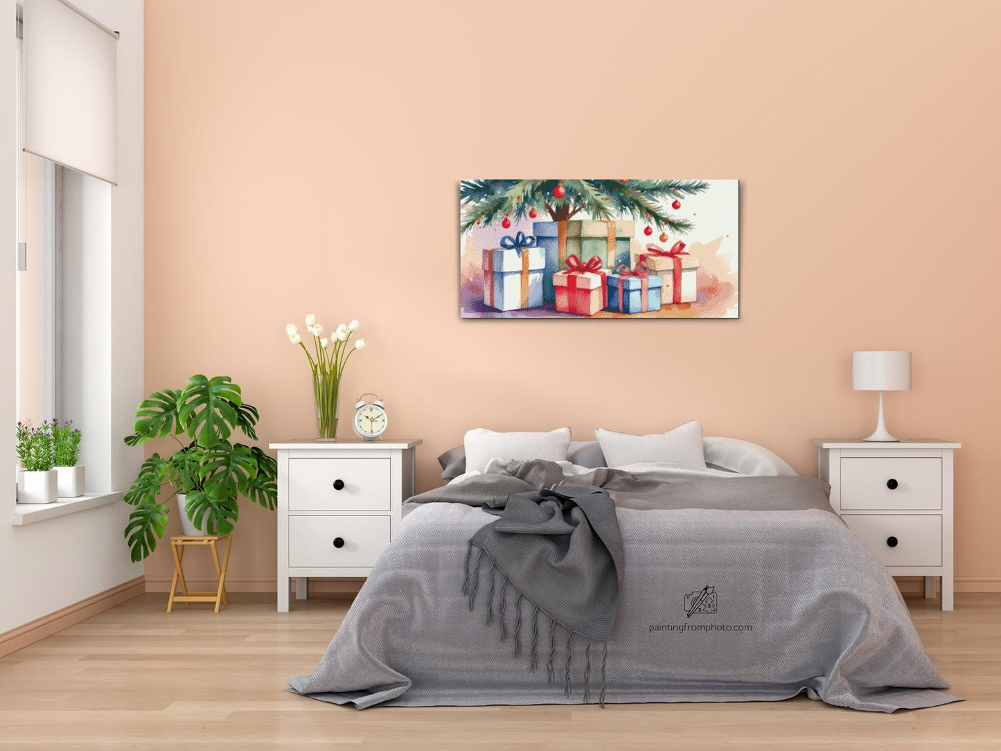 Diamond Painting - Julegaver under træet