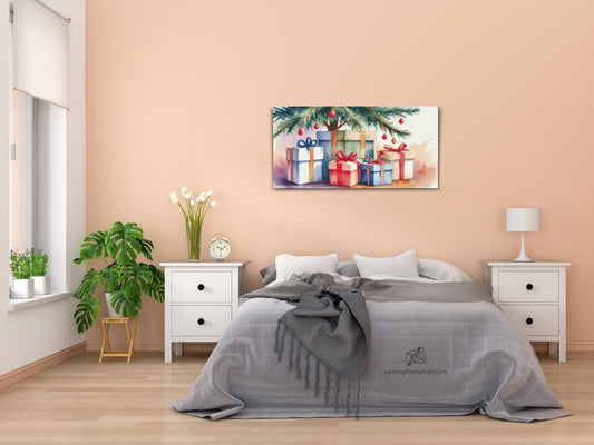 Diamond Painting - Julegaver under træet