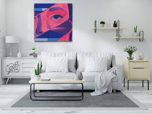 Diamond Painting - Mysterious Face 2