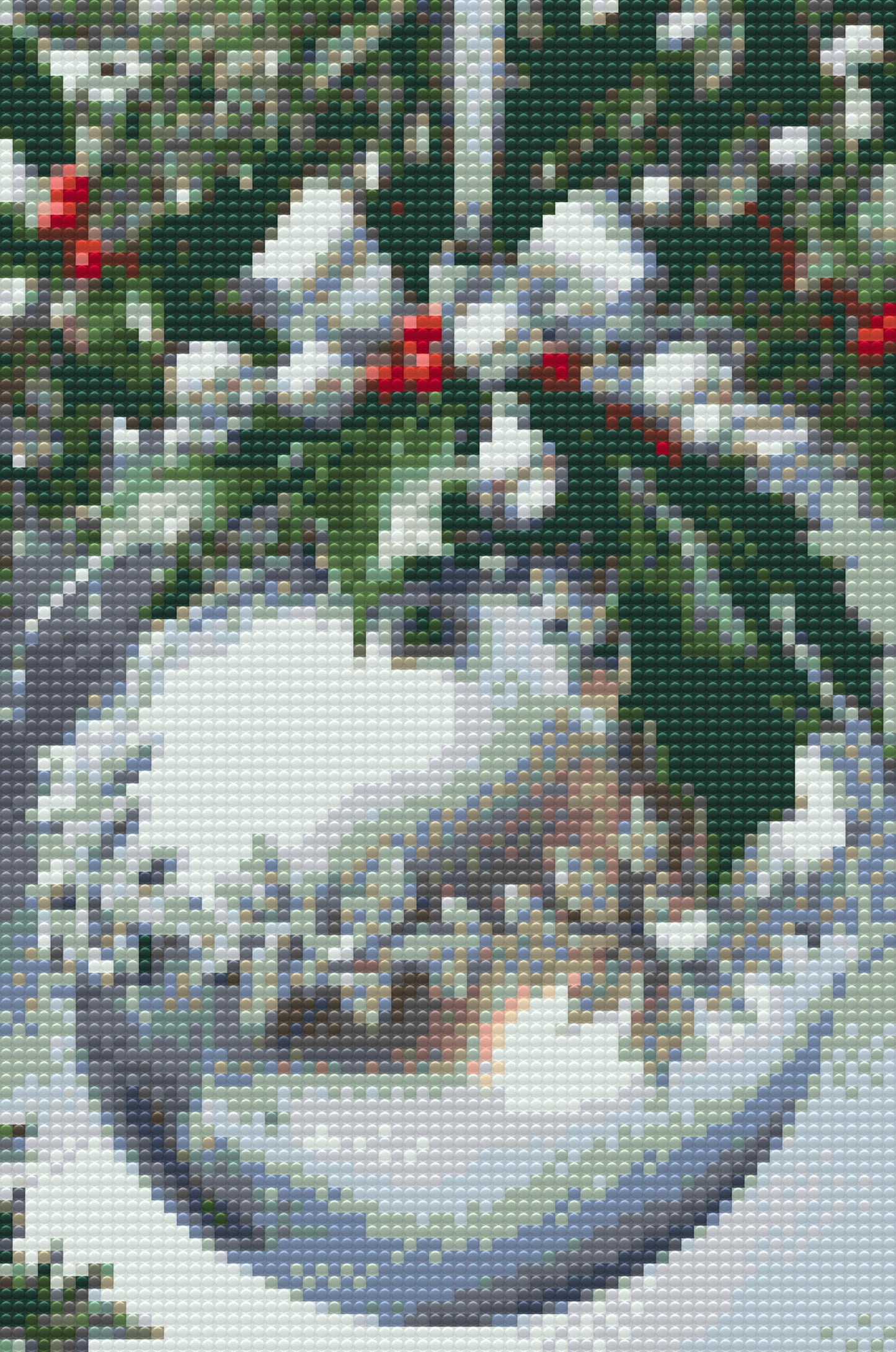Diamond Painting - Sølvjulepynt