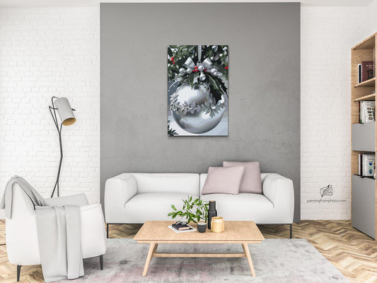 Paint by Numbers - Sølvjulepynt