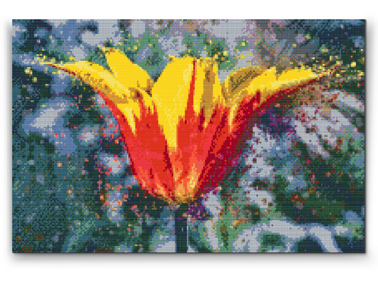 Diamond Painting - Blomstrende Tulipan