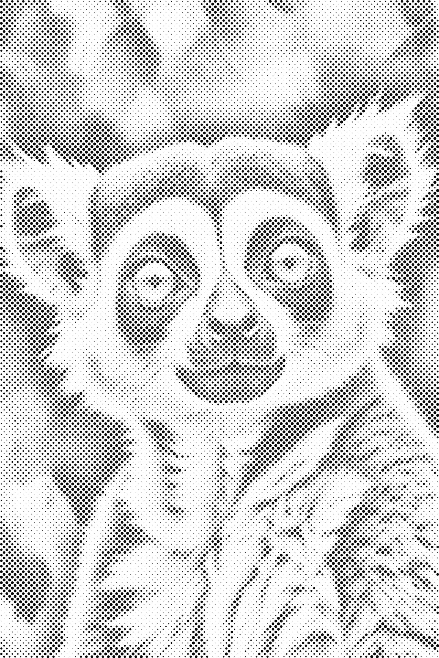 Mal-med-prikker -  Lemur i nuancer af mørk turkis