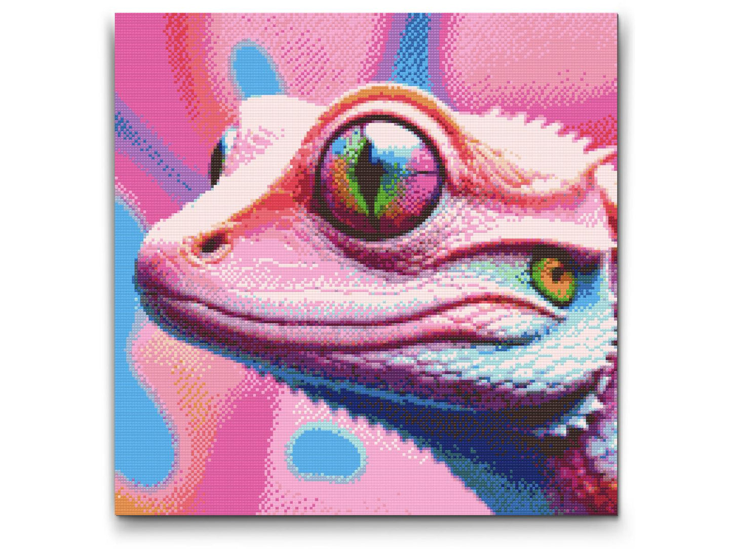Diamond Painting - Firben i nuancer af pink