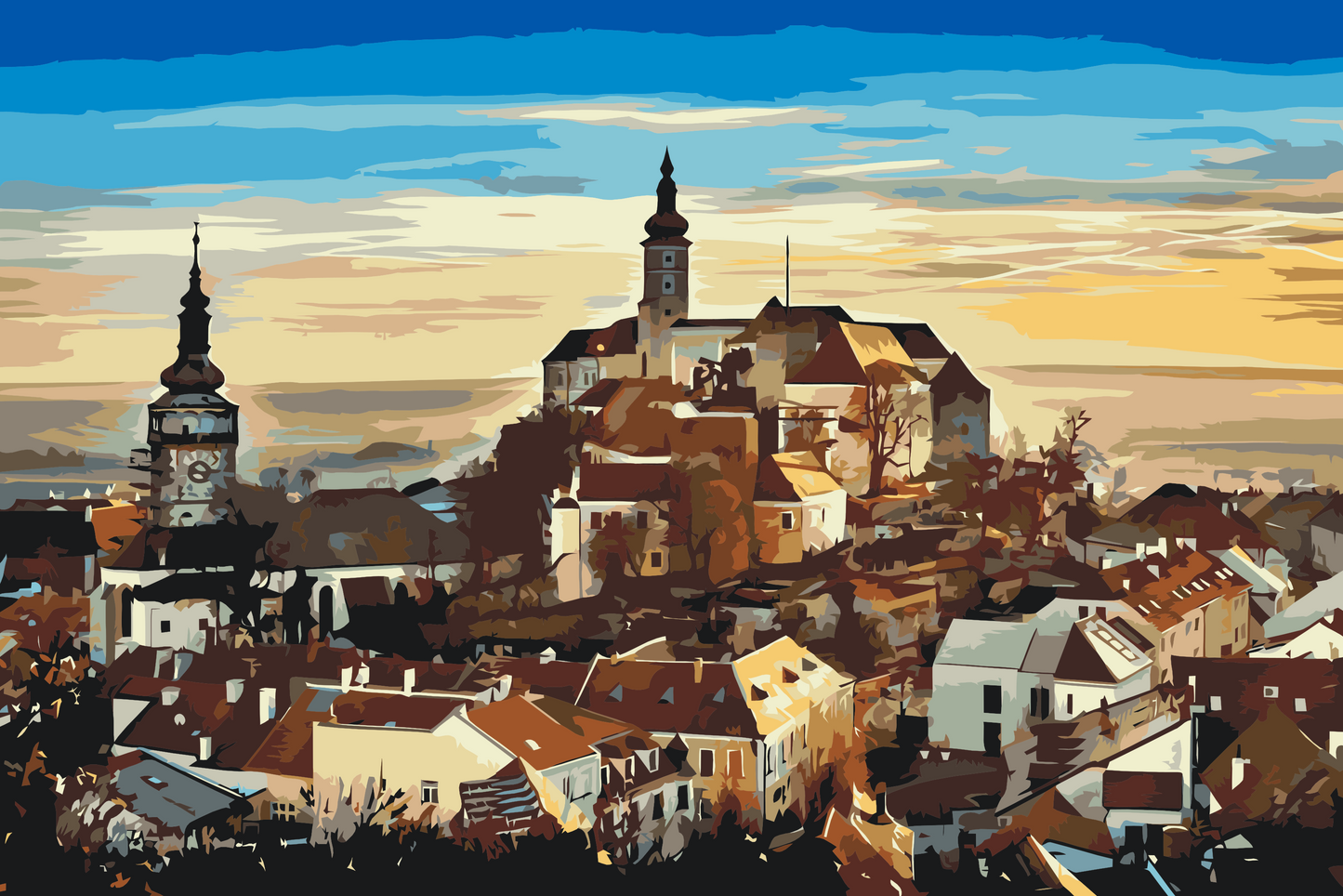 Paint by Numbers - Mikulov, Tjekkiet