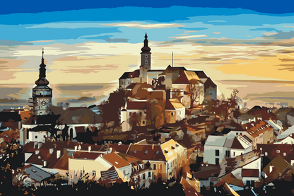 Paint by Numbers - Mikulov, Tjekkiet