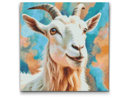 Diamond Painting - Ged i nuancer af turkis og orange