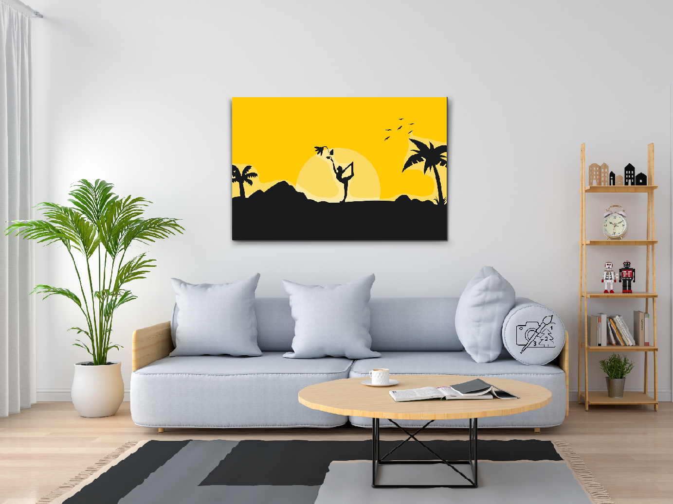 Paint by Numbers - Yoga ved solopgang