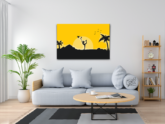 Paint by Numbers - Yoga ved solopgang