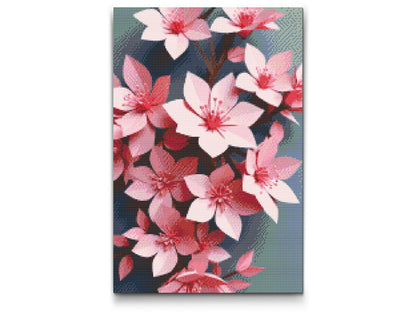 Diamond Painting - Origami-kirsebærblomster