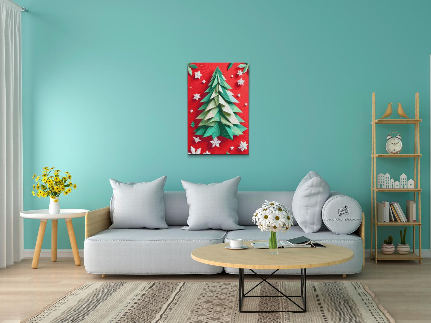 Diamond Painting - Origami-juletræ