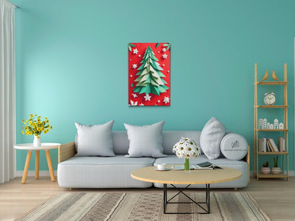 Diamond Painting - Origami-juletræ