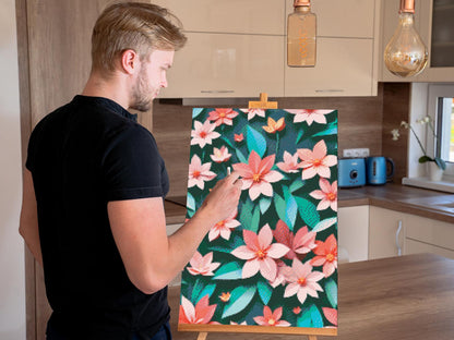 Diamond Painting - Origamiblomster