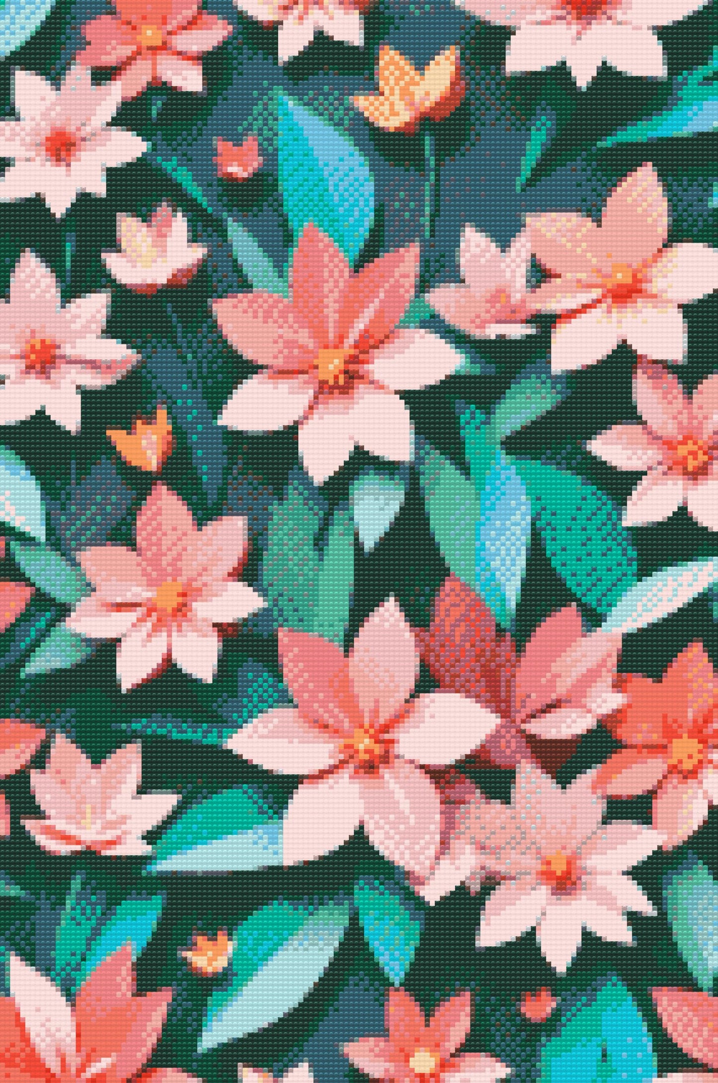 Diamond Painting - Origamiblomster