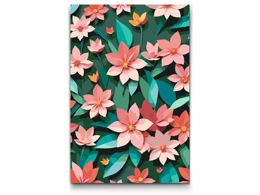 Paint by Numbers - Origamiblomster