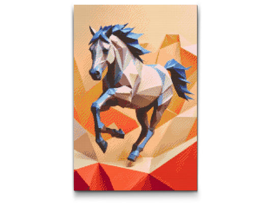 Diamond Painting - Origami-hesteløb