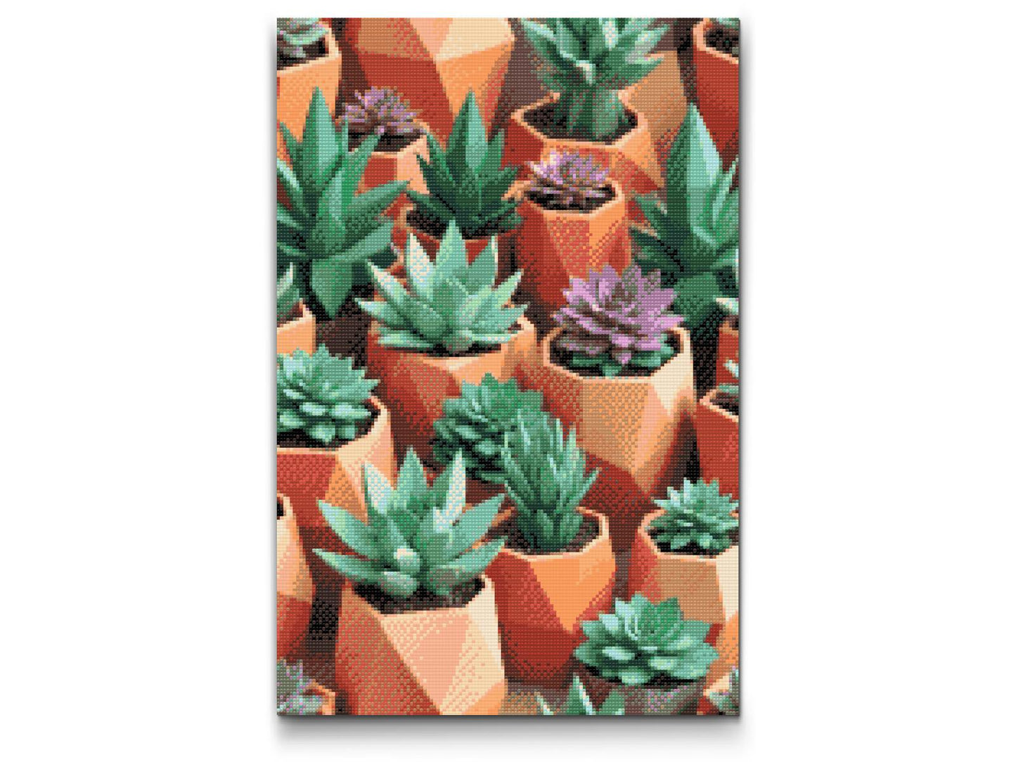 Diamond Painting - Origami-sukkulenter