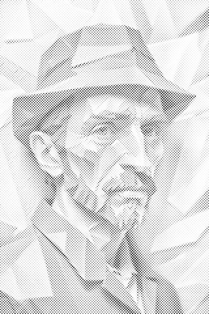 Mal-med-prikker -  Origami Vincent Van Gogh