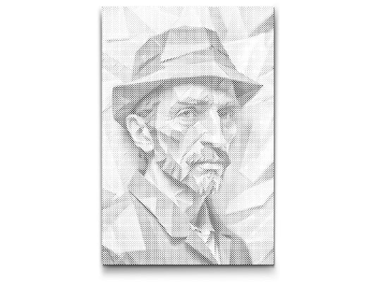 Mal-med-prikker -  Origami Vincent Van Gogh