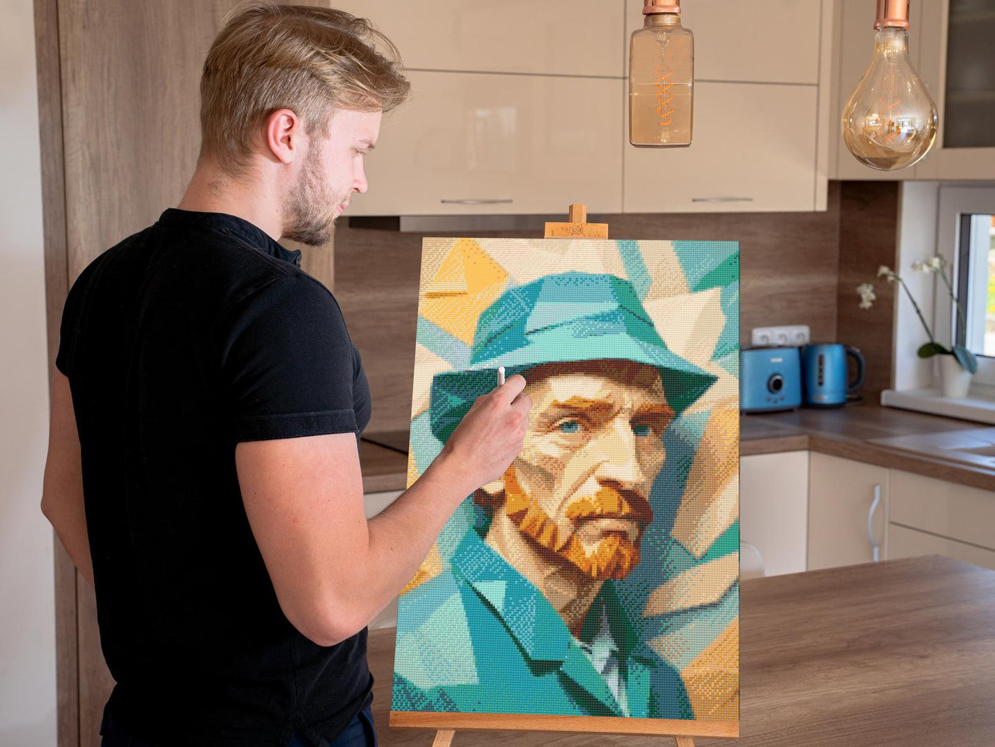 Diamond Painting - Origami Vincent Van Gogh