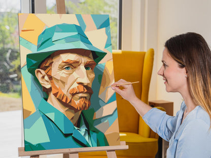 Paint by Numbers - Origami Vincent Van Gogh