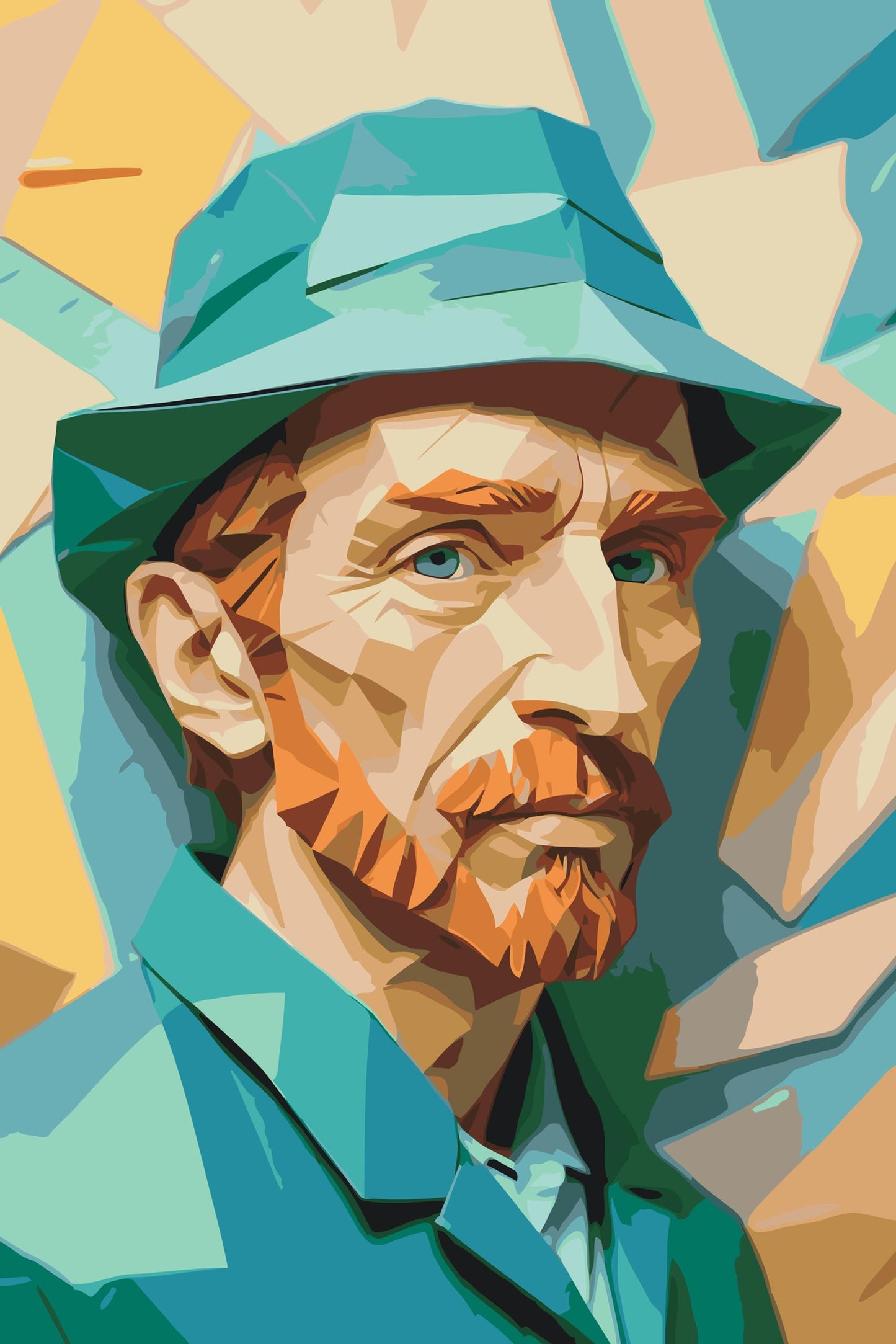 Paint by Numbers - Origami Vincent Van Gogh