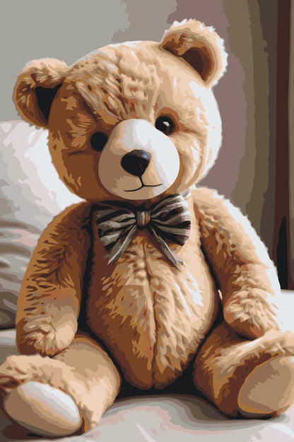 Paint by Numbers - Teddy Bear