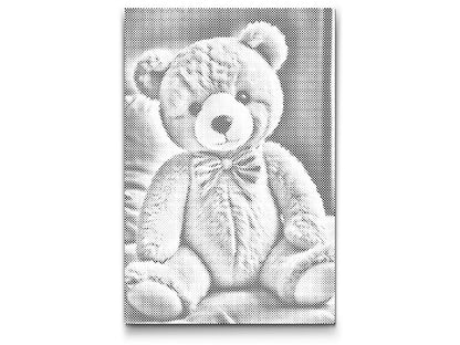 Mal-med-prikker -  Teddy Bear