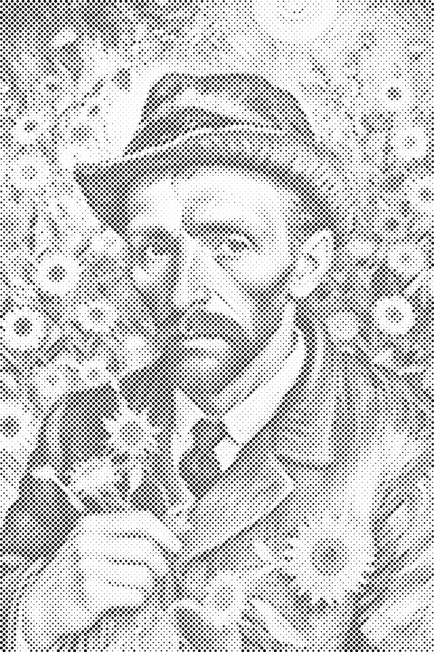 Mal-med-prikker -  Vincent Van Gogh i en solsikkemark