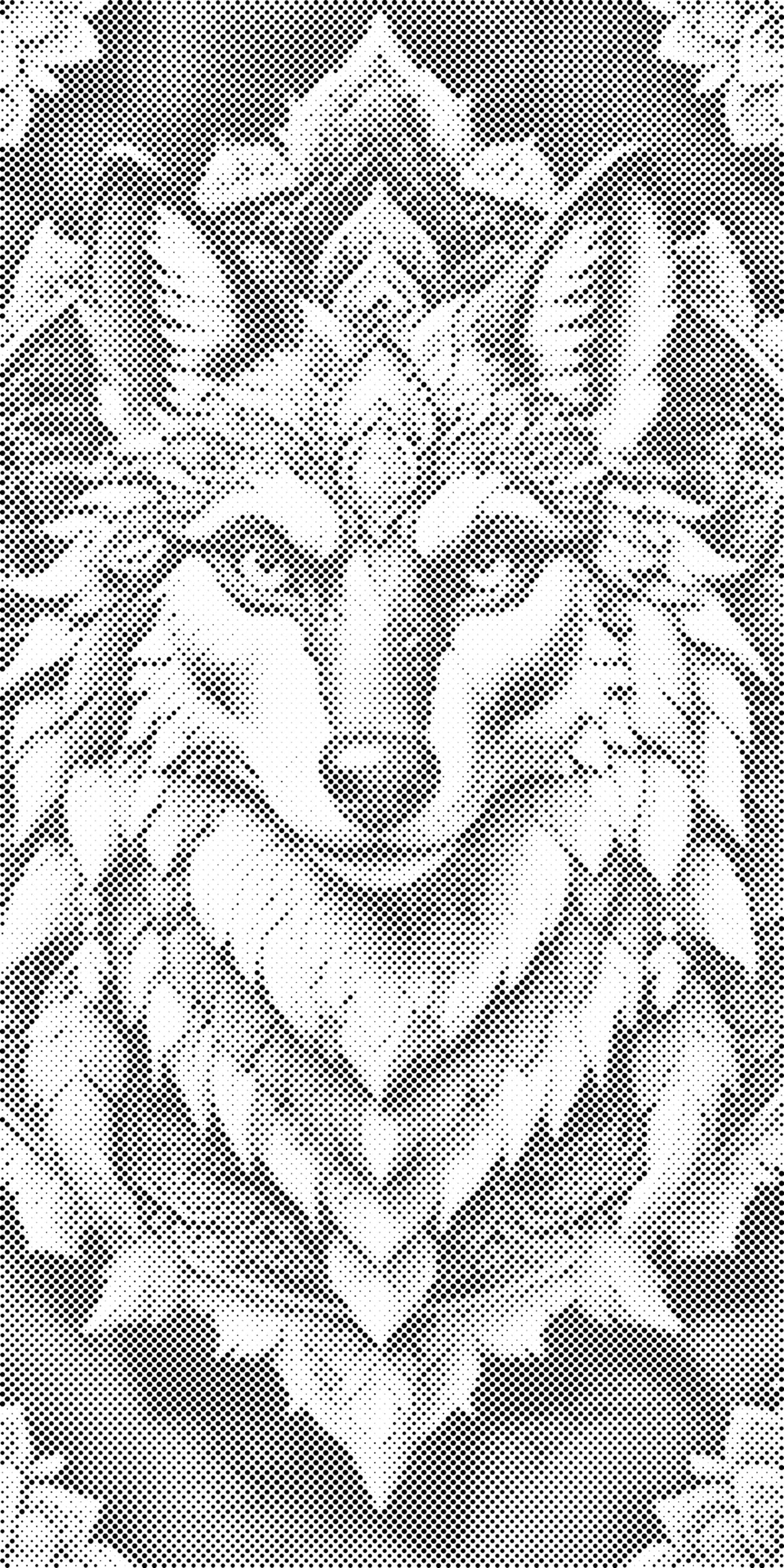 Mal-med-prikker -  Wolf Mandala