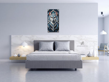 Paint by Numbers - Wolf Mandala