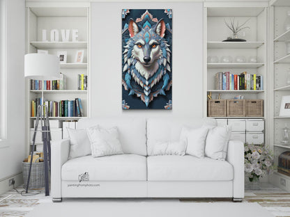 Diamond Painting - Wolf Mandala