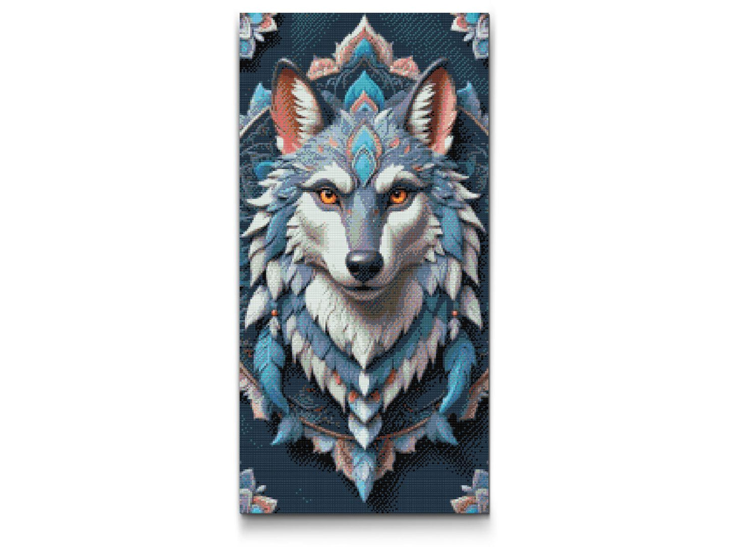 Diamond Painting - Wolf Mandala