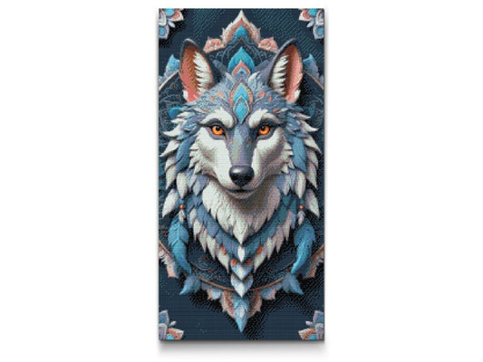 Diamond Painting - Wolf Mandala