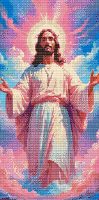 Diamond Painting - Jesus i himlen