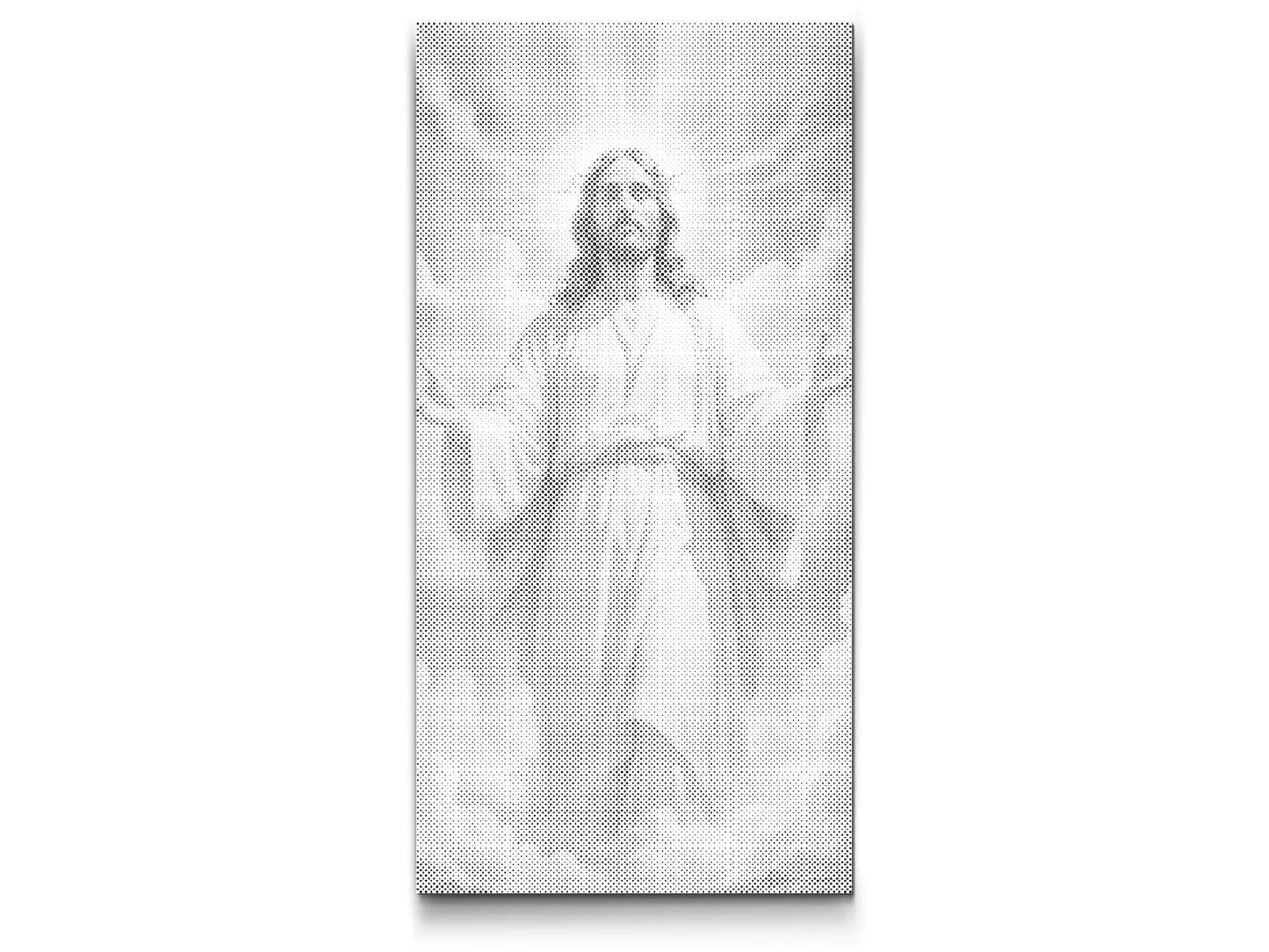 Mal-med-prikker -  Jesus i himlen
