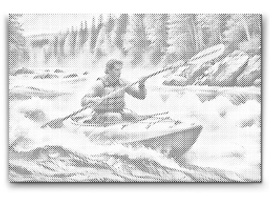 Kajakroning på Strømmende Flod