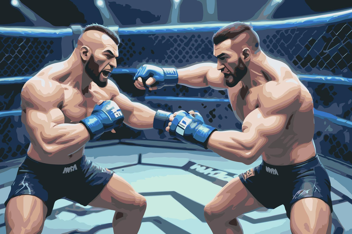 Paint by Numbers - MMA-brydere