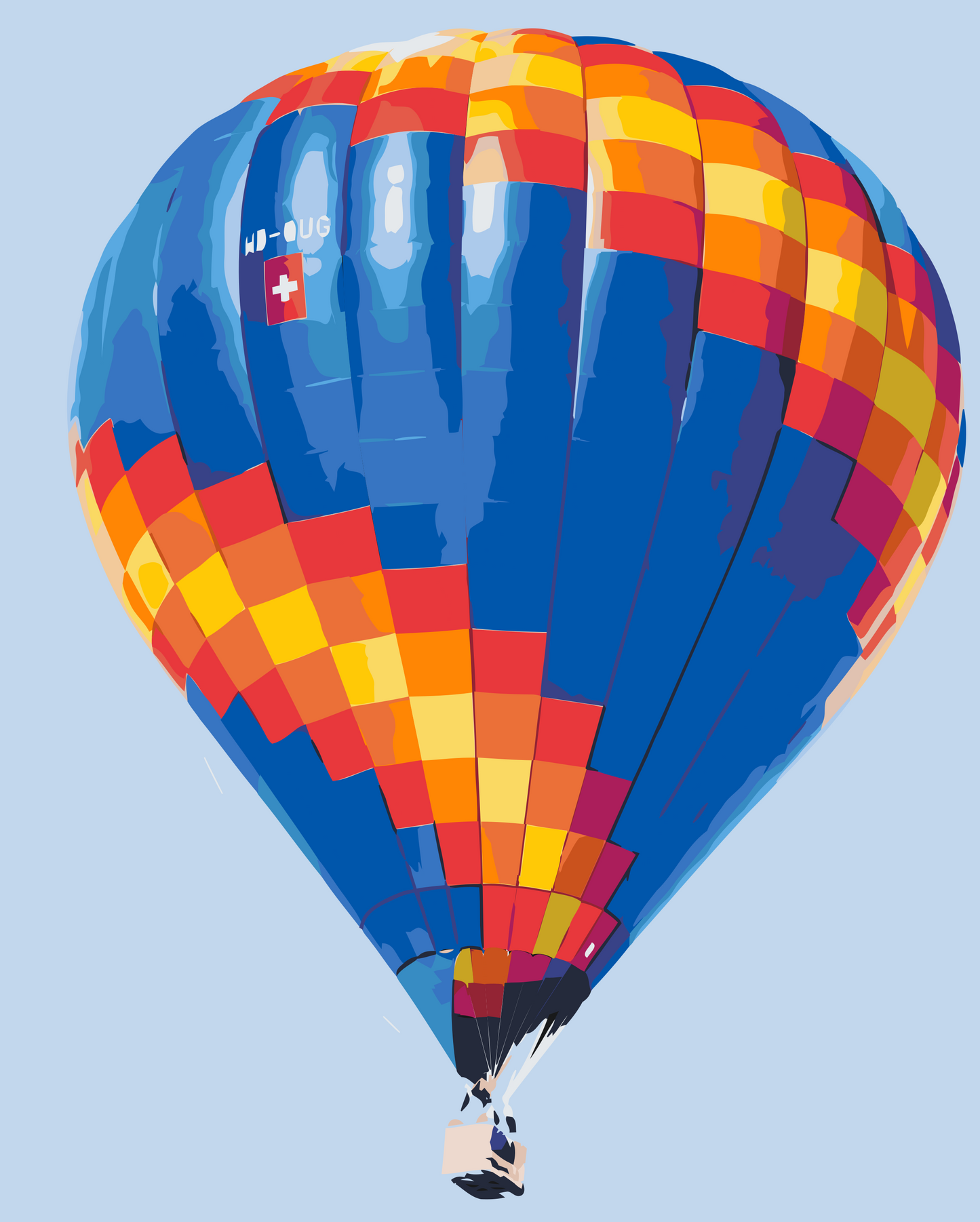 Paint by Numbers - Varmluftballon