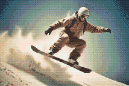 Diamond Painting - Snowboarder