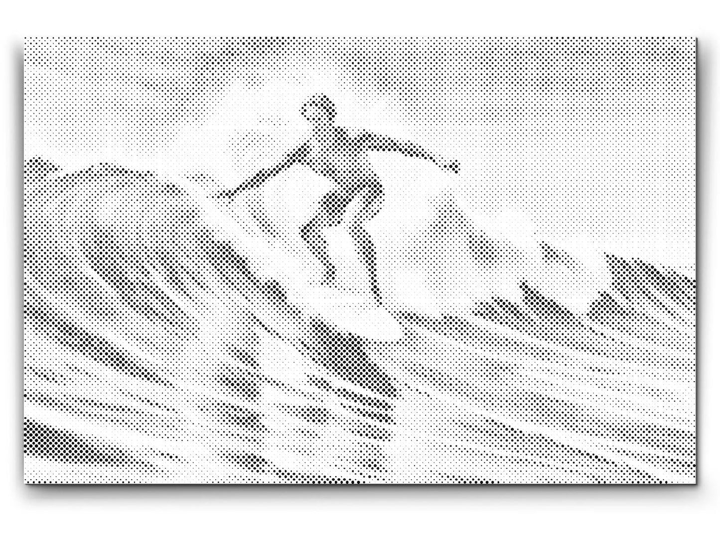 Mal-med-prikker -  Surfing til søs