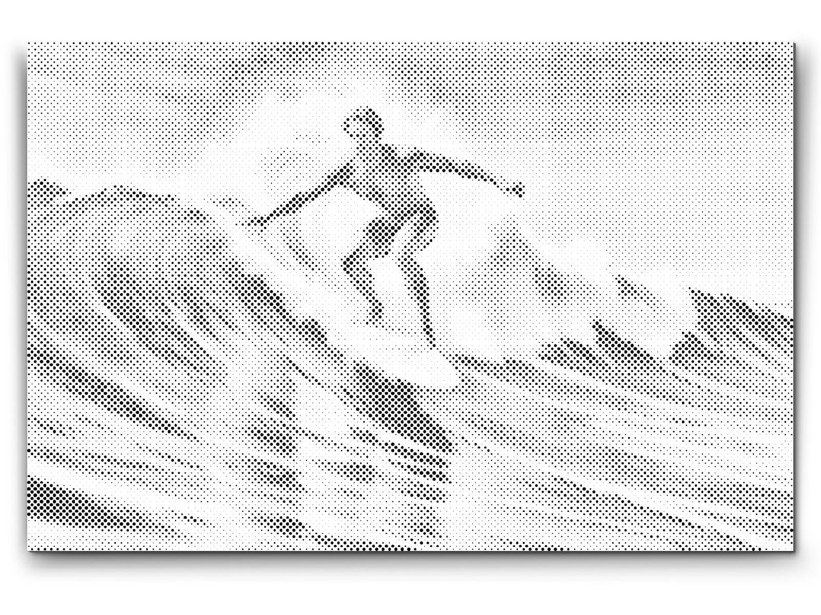 Mal-med-prikker -  Surfing til søs