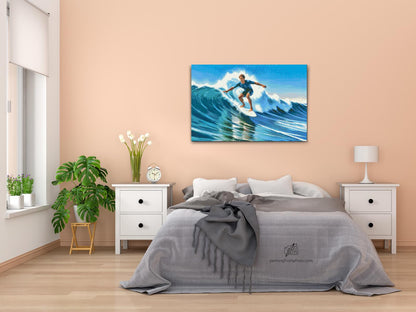 Diamond Painting - Surfing til søs