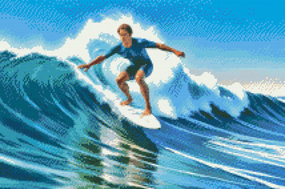 Diamond Painting - Surfing til søs